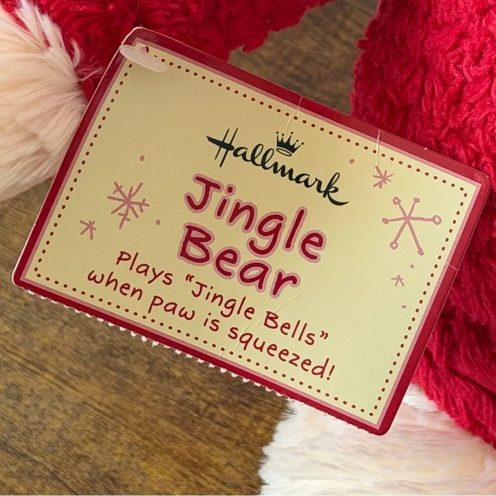Vintage Hallmark Jingle Bear Plush